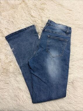 Bamboo Rhinestone Embellished Jeans
